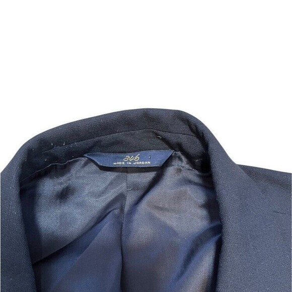 Brooks Brothers 346 Men’s Blazer Blue Sports Coat Wool Blend Stretch Size 44R - Picture 2 of 8